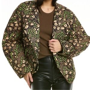 NEW NWT A.L.C. QUILTED FLORAL PATTERN JACKET SIZE M